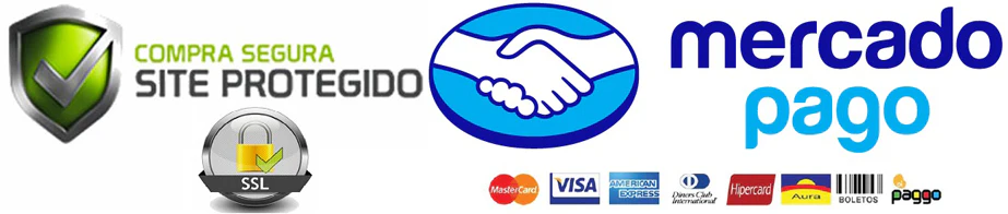 Pagamento seguro via Mercado Pago